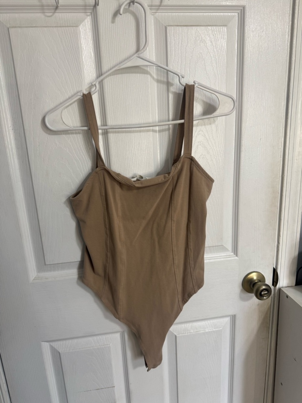 H&M Women's One-Piece Bodysuit in Taupe